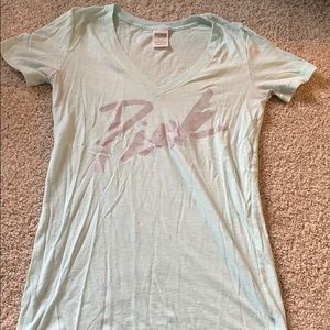 Mint green VS PINK vneck